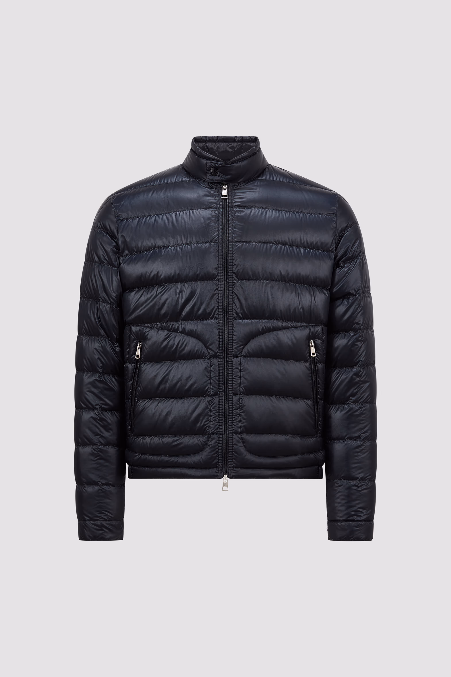 Doudoune courte Acorus repliable Hommes Bleu Nuit Moncler 2